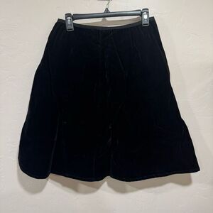 Black Chandelier Black Velvet Skirt XL